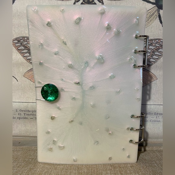 Green Goddess Handmade Notebook with Recycled Paper - Picture 3 of 9